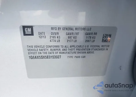 2014 Cadillac Cts Luxury from USA, damaged, VIN 1G6AX5SX5E0153927